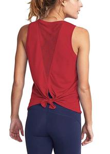 Camiseta sin mangas de Yoga con estampado de verano 2019 para mujer, Modal transpirable con espalda de malla, diseño Sexy ajustado de talla grande, secado rápido, respetuoso con el medio ambiente - Product Image 3
