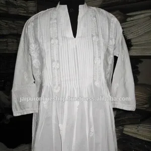 Indian Marvelous Designer Geborduurde Tuniek/Top /Kaftan