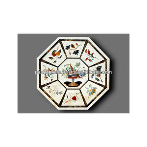 Pietra Dura โต๊ะหินอ่อนสีขาว - Product Image 1