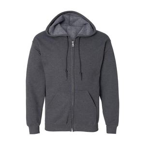 Sudaderas con capucha para Gimnasio Deportivo Algodón Poliéster Blanco y Negro Cremallera Impermeable y anticontracción Método de tejido de punto bordado - Product Image 1