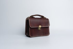 Sac à main en cuir de vachette pour femme, petit sac à main artisanal, sac à bandoulière, motif bonbon, TLL-0109 - Product Image 4