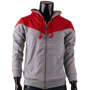 Sudadera con capucha personalizada para hombre 100% algodón KFH06 cremallera supersuave elegante Color sólido grueso moda mezcla pesada 380g tejido polar - Product Image 2