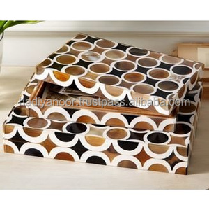 Caja de madera decorativa para el hogar, claxon de alta calidad, de lujo, regalo de negocios para cumpleaños, gran oferta - Product Image 4