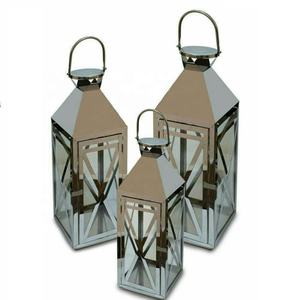 Meilleure vente de lanterne à bougie en métal de qualité supérieure en verre transparent décoratif mural pour dîner lanterne à bougie de table - Product Image 6