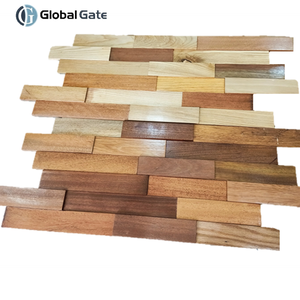 Panneaux muraux en bois 3D naturels de haute qualité, insonorisants, pour usage domestique et de divertissement - Product Image 5