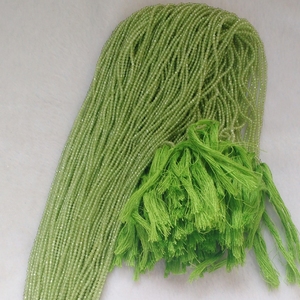 Precio de fábrica Natural facetado redondo 2-3mm peridoto verde piedras curativas cuentas sueltas para joyería y fabricación de joyas - Product Image 4