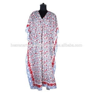 Kaftan de soirée maxi en coton taille plus à taille basse, style indien, vente en gros de mode - Product Image 2