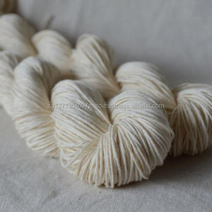 Hilo Texturizado Blanqueado 100% Algodón Ecológico para Tejer a Mano, Bordar, Coser y Tejer - Product Image 1