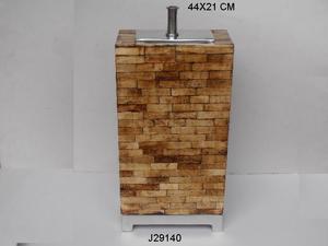 Bone Inlay <b>Mosaic</b> With Aluminium Lamp Bases and Top Lamp Also Available With Electric Fitting - Product Image 6