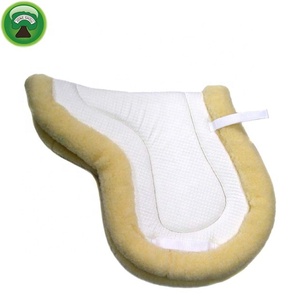 Manta de caballo de piel de oveja, almohadilla de lana para SILLÍN inglés - Product Image 2