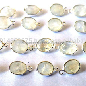 En gros 925 Sterling Argent Arc-En-Moonstone Connecteur Fabrication et Approvisionnement - Product Image 1