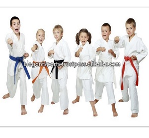 Uniforme de Karate Ligero para Niños con Logotipo Personalizado, 100% Algodón o Algodón/Poliéster, Conjuntos Cortos con Logotipo Personalizable, Servicio OEM - Product Image 2