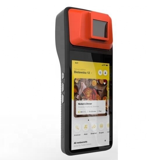 Android 9.0 FBI STQC Biometric Fingerprint 5" Tablet PC MTK Processor Front NFC 2D Barcode Scanner Printer Capacitive Stock