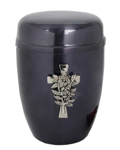 Urna de cremación metálica para cenizas humanas, urna de cremación europea económica, urna metálica funeraria económica, mejor precio. - Product Image 4