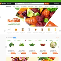 Online Kruidenier En Voedingsmiddelen Website Portal