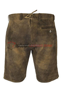 Short Lederhosen mi-long personnalisé grande taille unisexe Oktoberfest bavarois imprimé brodé anti-rides pour homme - Product Image 2