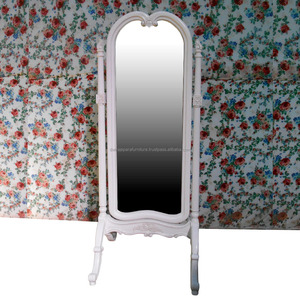 Espejo de pie de Color blanco de estilo francés - Product Image 2