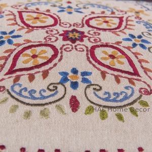 Último diseño, venta al por mayor, funda de cojín decorativa con respaldo de sofá, funda de almohada bordada con mandala indio personalizada - Product Image 6