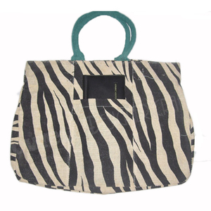 Bolsa de Yute Grande Lowellcraft con Estampado Animal Personalizado para Mujer, con Cierre de Cordón y 1 Compartimento - Product Image 4
