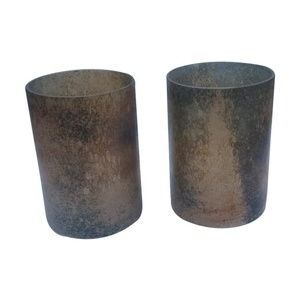 Portavelas votivo de cristal coloreado de la mejor calidad al por mayor Decoración elegante del hogar Día de San Valentín - Product Image 1