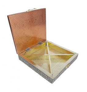 Caja de recuerdo de boda hecha a mano de madera, diseño de color plata antigua, caja de Chocolate, regalo a buen precio - Product Image 5