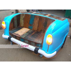 Vintage reciclado coche convertido sofá de la Sala - Product Image 2
