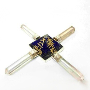 Pyramide de Symboles Reiki Dr. Usui en Quartz Fait Main Puissant, Générateur d'Énergie Feng Shui pour la Guérison, Fourniture de Pierres Précieuses et de Cristaux en Gros - Product Image 1