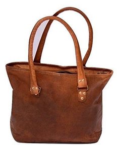 Bolso de Mano de Cuero Genuino para Mujer y Hombre, Bolso de Compras, Mochila, Forma de Cubo, 30-40L, LGB-0023 - Product Image 4