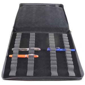 Étui Portable pour stylo à fermeture éclair, boîtier en cuir véritable, meilleure qualité - Product Image 1
