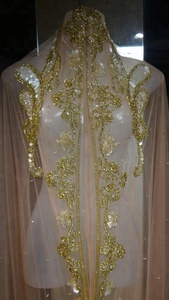 Magnifique Takchita Kaftan de Mariage en Perles de Pierre Marocaine - Product Image 5