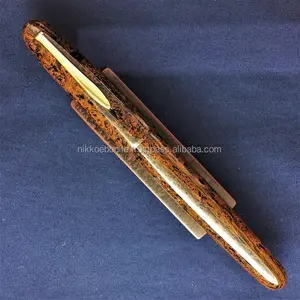 Japanese High quality Hand made fountain pen "HOUJU"   made of high quality Japanese original orange color ebonite