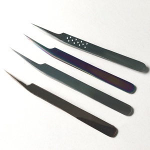 Professional Pro Straight Eyelash Tweezers Sustainable <b>Lash</b> Extension Private Label Eyelash Beauty Tools Stainless Steel Durable - Product Image 2