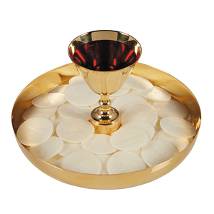 Cuenco de latón para Iglesia, con cáliz, Brassworld, India - Product Image 1