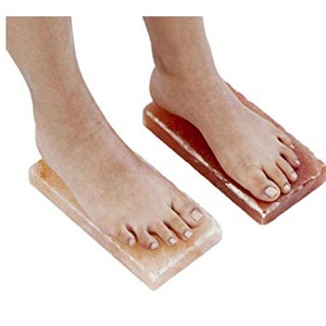 Lampe au sel de l'Himalaya de haute qualité sculptée masseur de soins des pieds mode usage domestique article décoratif avec Style Feng Shui - Product Image 1