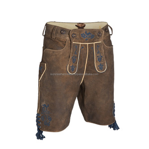 Allemand bavarois Oktoberfest Trachten Short unisexe pour hommes Taille Plus Brodé Anti-Rides Séchage rapide Coupe-vent - Product Image 1