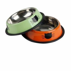 Tazón de acero plateado para mascotas, plato de comida para perros, plato de acero - Product Image 5