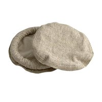 Topi Pashtun Kepala Suku Pria, Tutup Kepala Buatan Tangan, Warna Coklat Muda Musim Dingin Wol