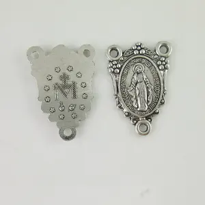 Дева Мария, чудесная медаль, четки, центральные части
