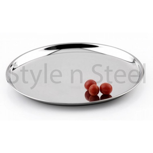 Stainless Steel Serving Tray Professional Made Dessert Snack <b>Egg</b>-Shaped Stainless Steel China <b>Plate</b> Dish Metal - Product Image 1