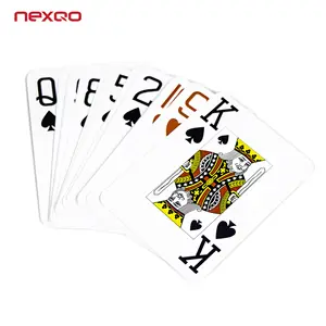 OEM wholesale high quality custom playing cards plastic poker cards