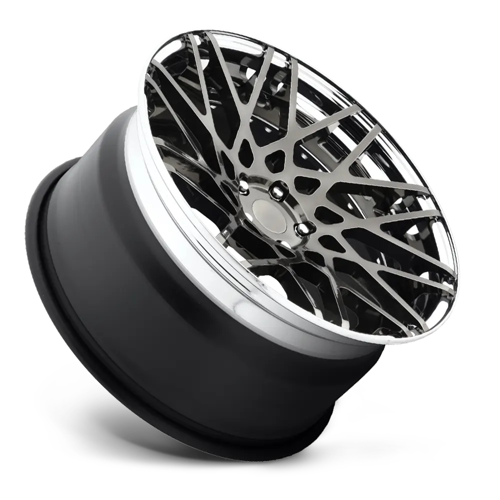 Kipardo 20 21 22 inch Candy Black Polished Lip car wheels customized aluminum forged alloy rims for car