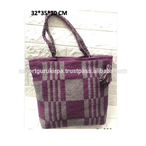 Bolsos de Mensajero de mano con cuentas hechos a mano de diseñador de mujer India bolsos de fiesta de compras de noche bohemios con cremallera de moda - Product Image 3