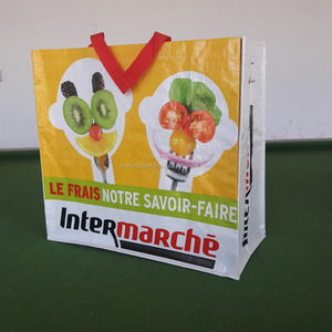 Bolsas de Compra Tejidas de Polipropileno Profesionales Hoaha+Evergreen+Daystar con Asas de Cinta de Polipropileno, Construcción Cosida, Hechas en Vietnam - Product Image 1