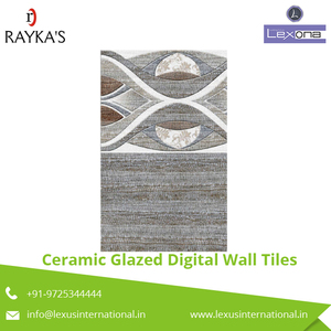 Carreaux muraux numériques en céramique émaillée à isolation thermique solide de style design moderne de la meilleure qualité antibactérien pour hôtels indiens - Product Image 4