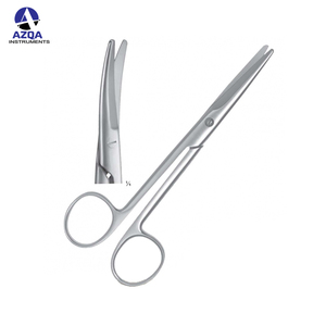 Metzenbaum kéo thép không gỉ thẳng và cong cùn điểm phẫu thuật kéo cho phẫu thuật tổng quát và khâu cắt - Product Image 5