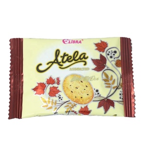 Certifié ISO HACCP Atela Craquelins croustillants au sésame à faible teneur en gras 150g Sachet Texture croustillante Boîte en forme de carton salé sucré - Product Image 4