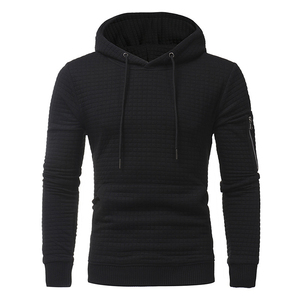 Sweats à capuche noirs hommes sweats à capuche unis personnalisés sweats à capuche surdimensionnés noirs - Product Image 1