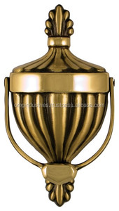 Aldaba de puerta de latón victoriano Carlisle de OMG Industries, aldaba de puerta de latón antiguo negro mate de hierro fundido, cabeza de todos los animales - Product Image 5