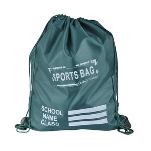 กระเป๋าเป้สะพายหลังออกกำลังกายสไตล์สปอร์ตออกแบบได้ตามต้องการฤดูร้อนทำจากโพลีเอสเตอร์พร้อมเชือกปิดกรอบด้านนอกดีไซน์ระดับชาติ - Product Image 3