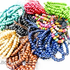 wholesale wooden beads bracelets Multi Color 200 Pieces Free Shipping Best Quality Wood Products Handmade from Bali
